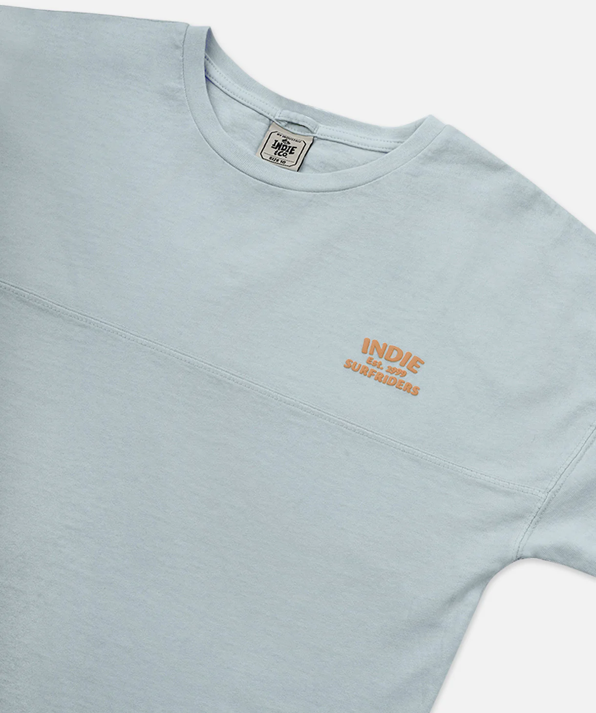 The Surfrider Tee - Light Cyan - Image 4
