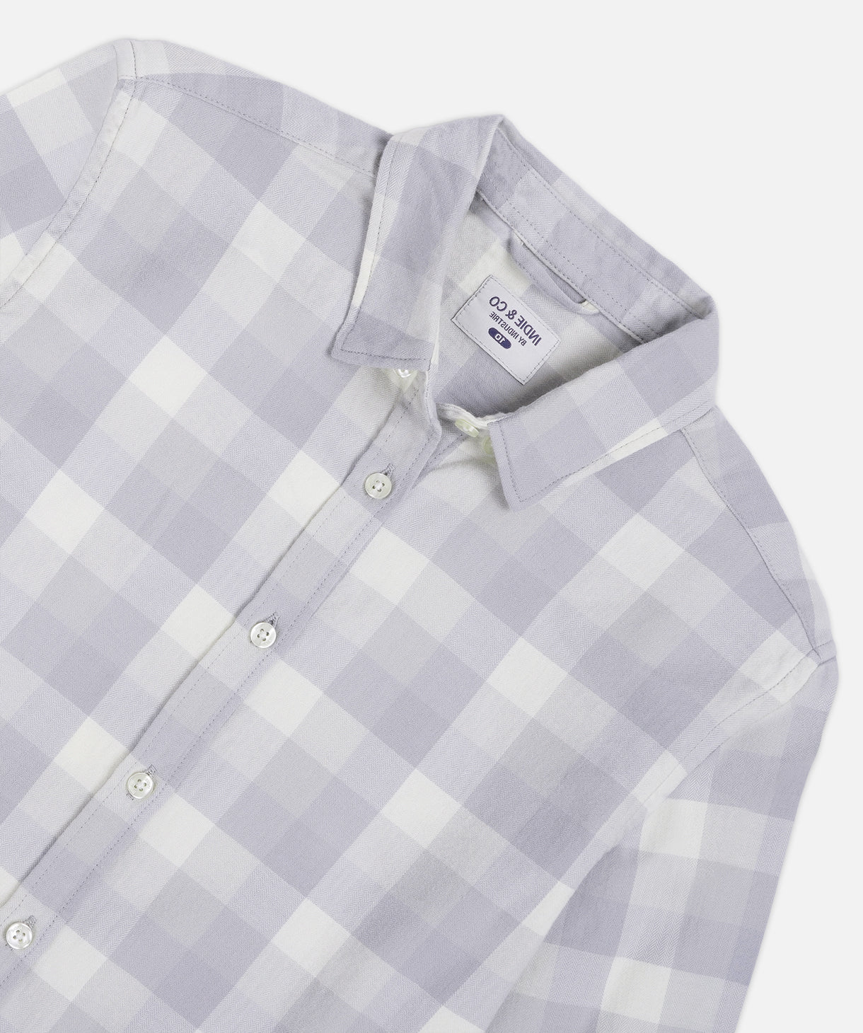 The Atkins L/s Shirt - Silver - Image 2