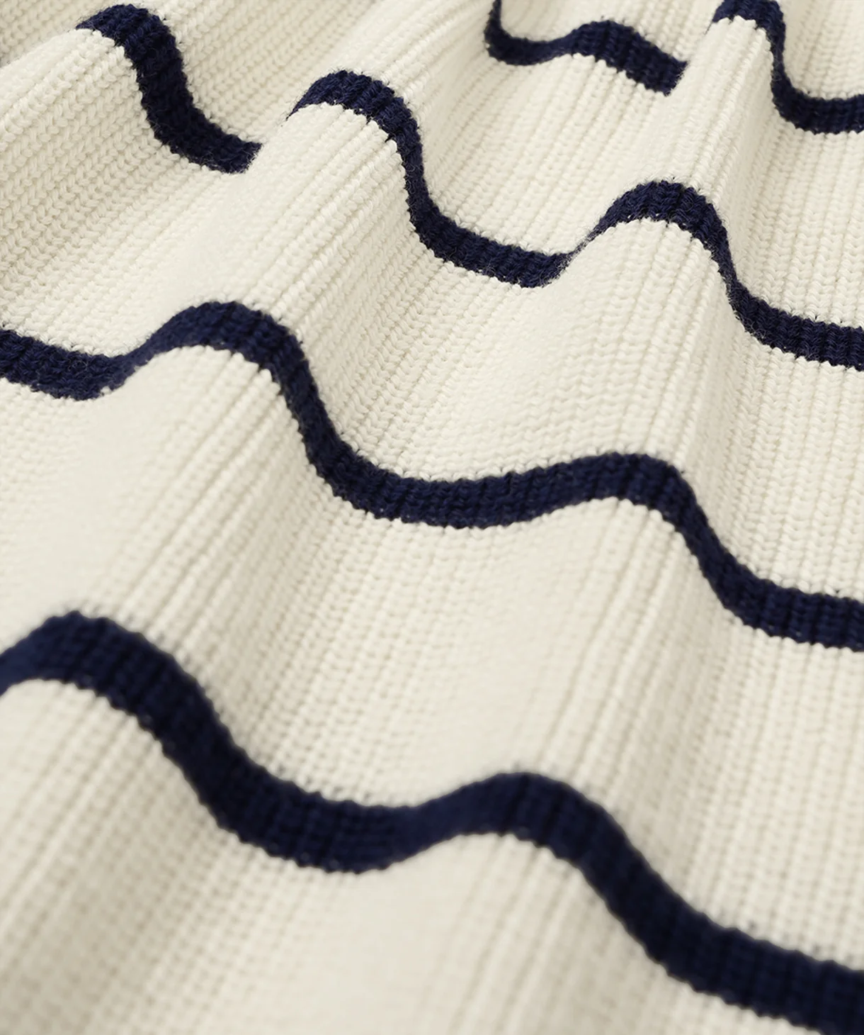 The Mayfair Knit - Cream/Blue - Image 2