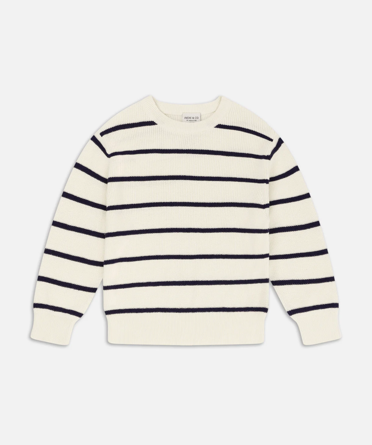 The Mayfair Knit - Cream/Blue