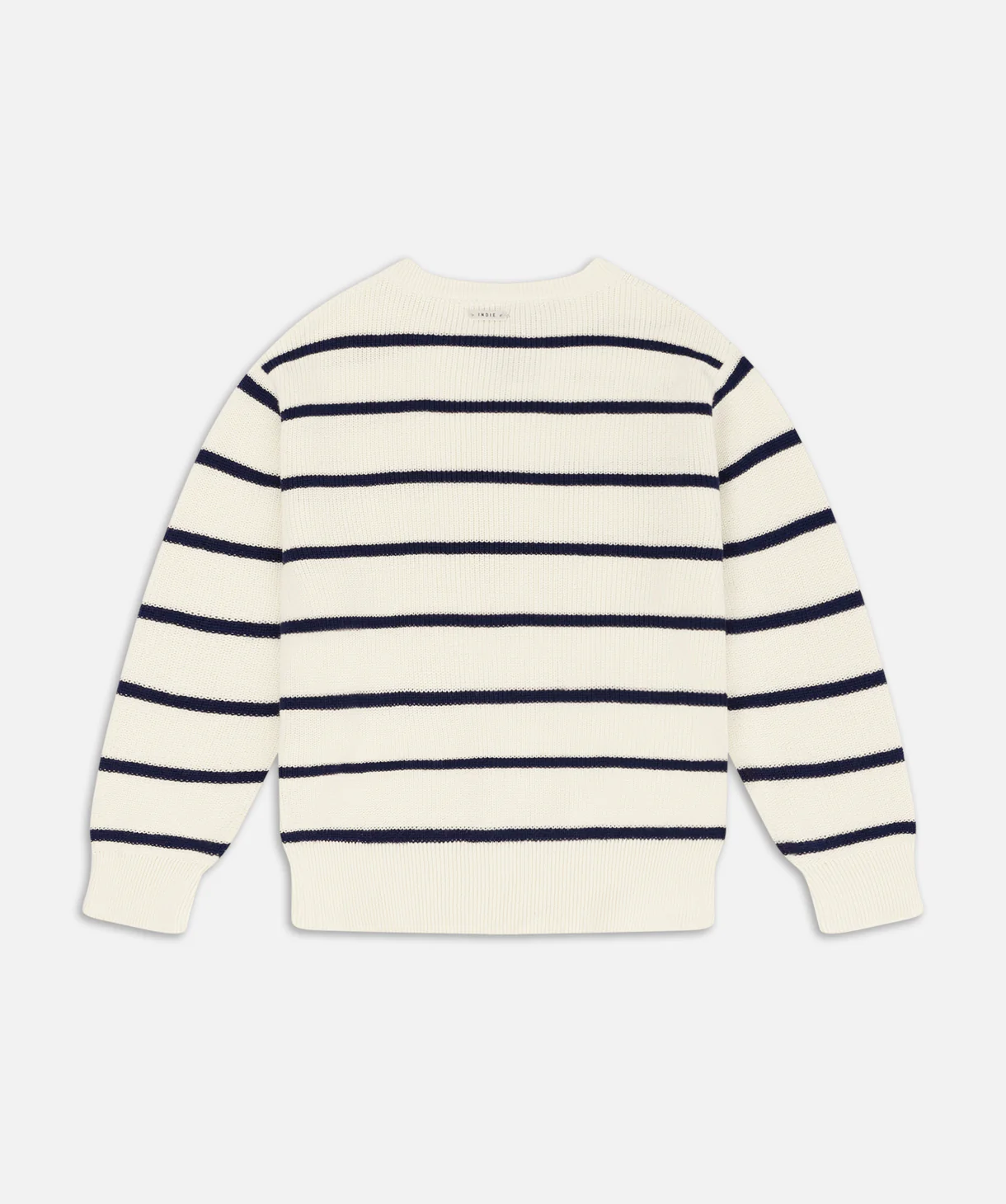 The Mayfair Knit - Cream/Blue - Image 3