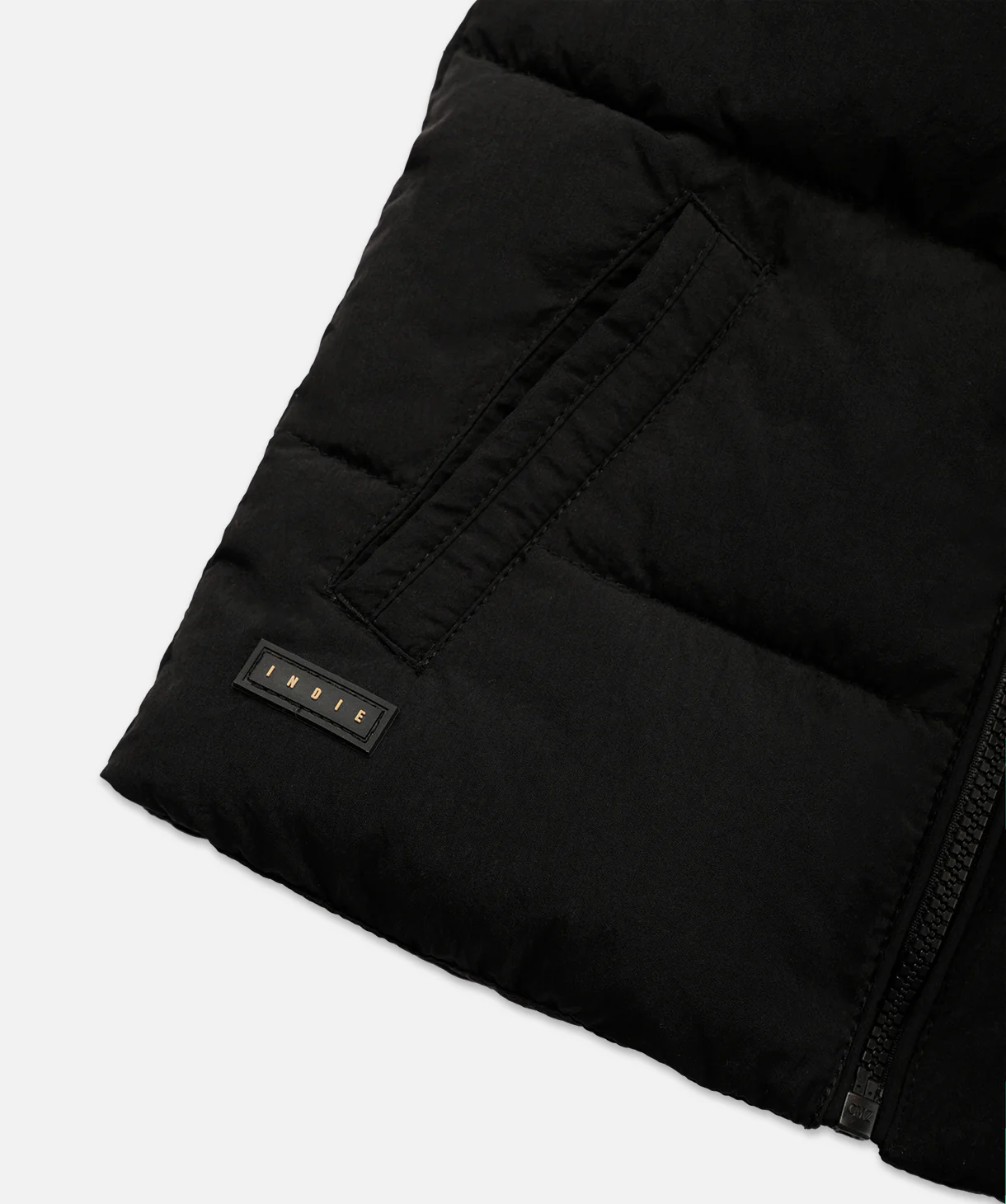 The Osaka Puffer Vest - Black - Image 4