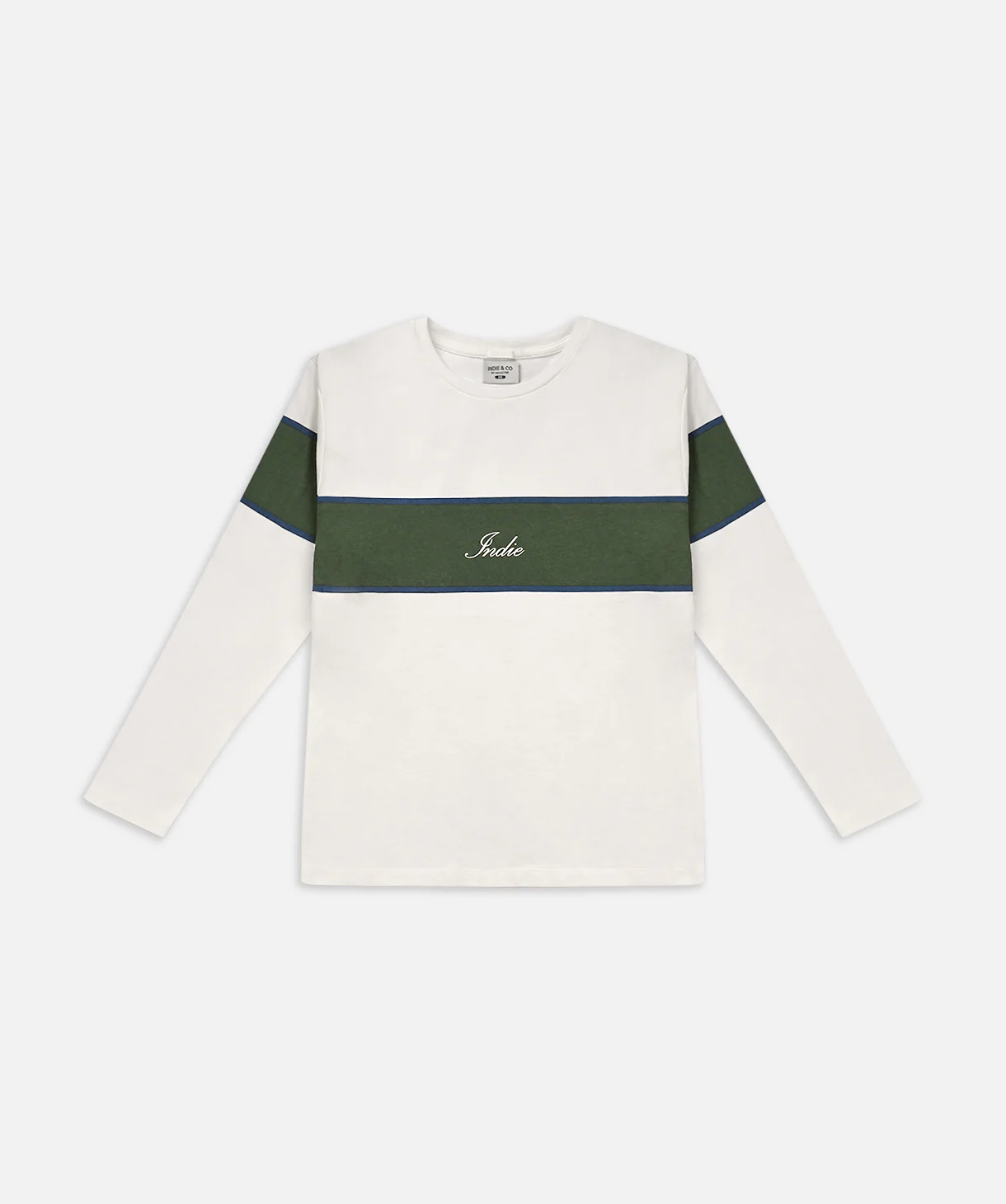 The Ranger L/s Tee - Chalk/Green