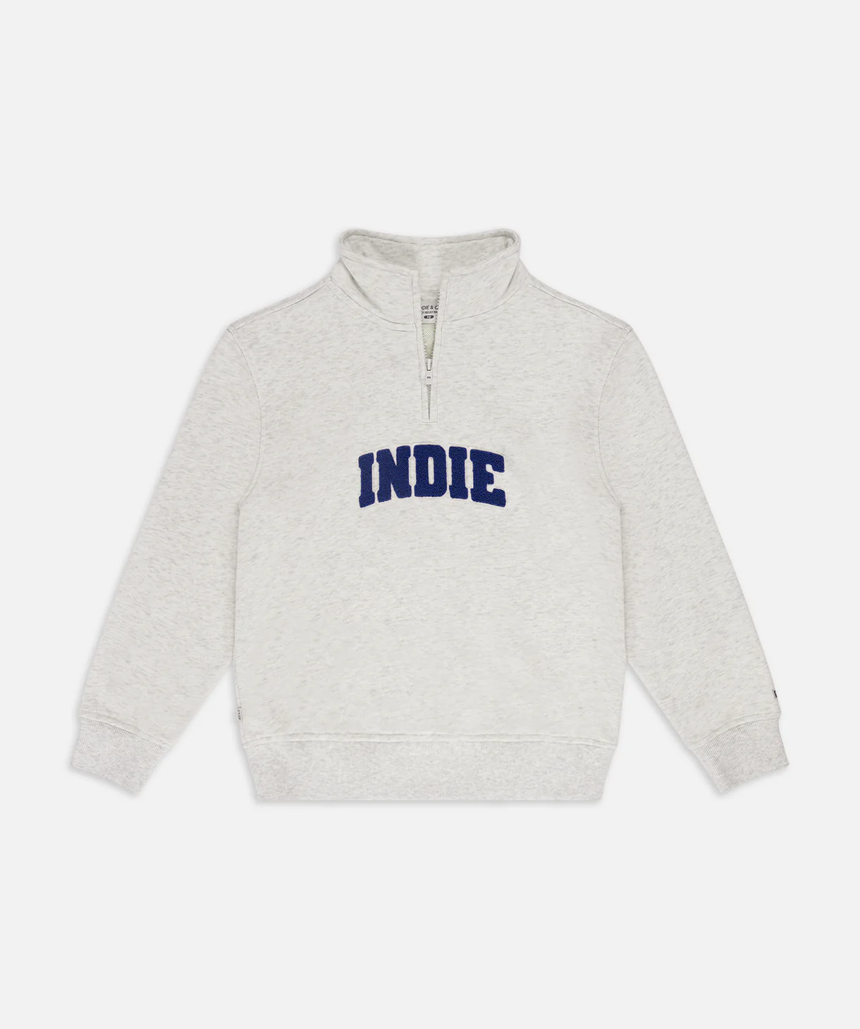 The Toluca Tracktop - Mid Grey Marle