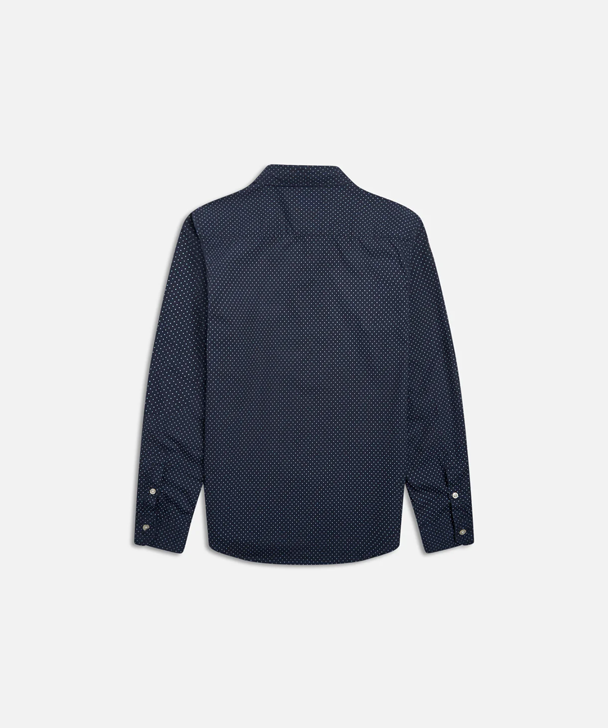 The Woodgate Long Sleeve Shirt - Navy - Image 3