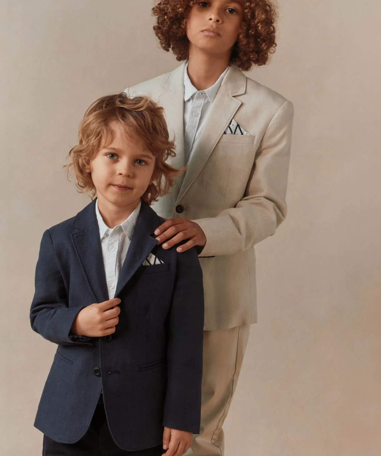 The Palermo Herringbone Blazer - Dk Navy - Image 2