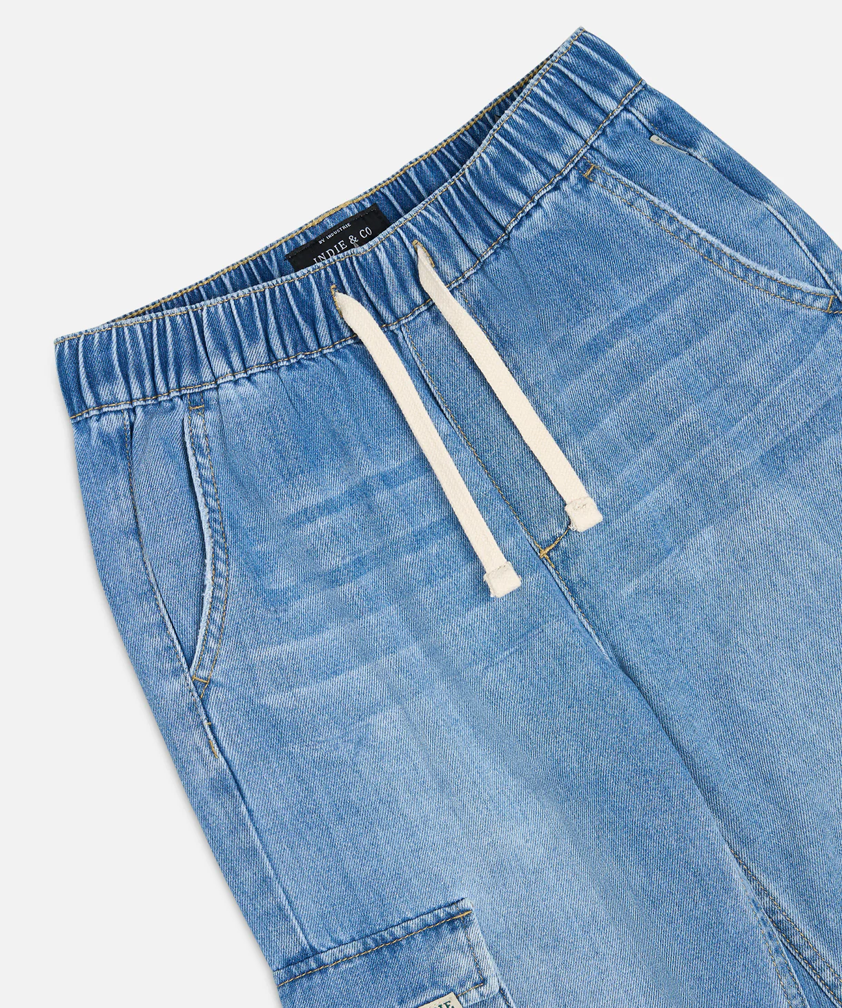 The Paloma Denim Pant - Denim Blue - Image 2