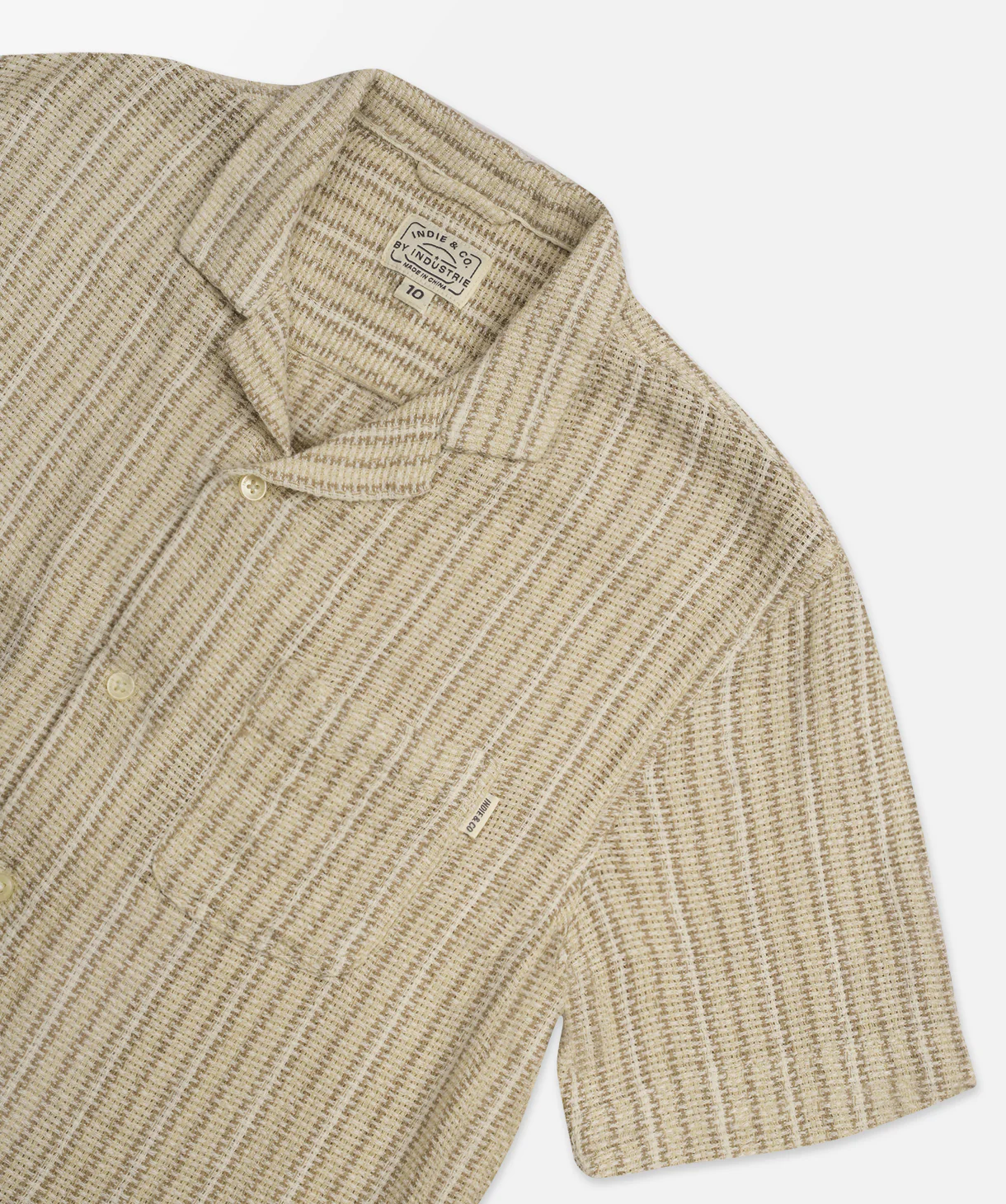 The Miramar S/s Shirt - Taupe Combo - Image 3