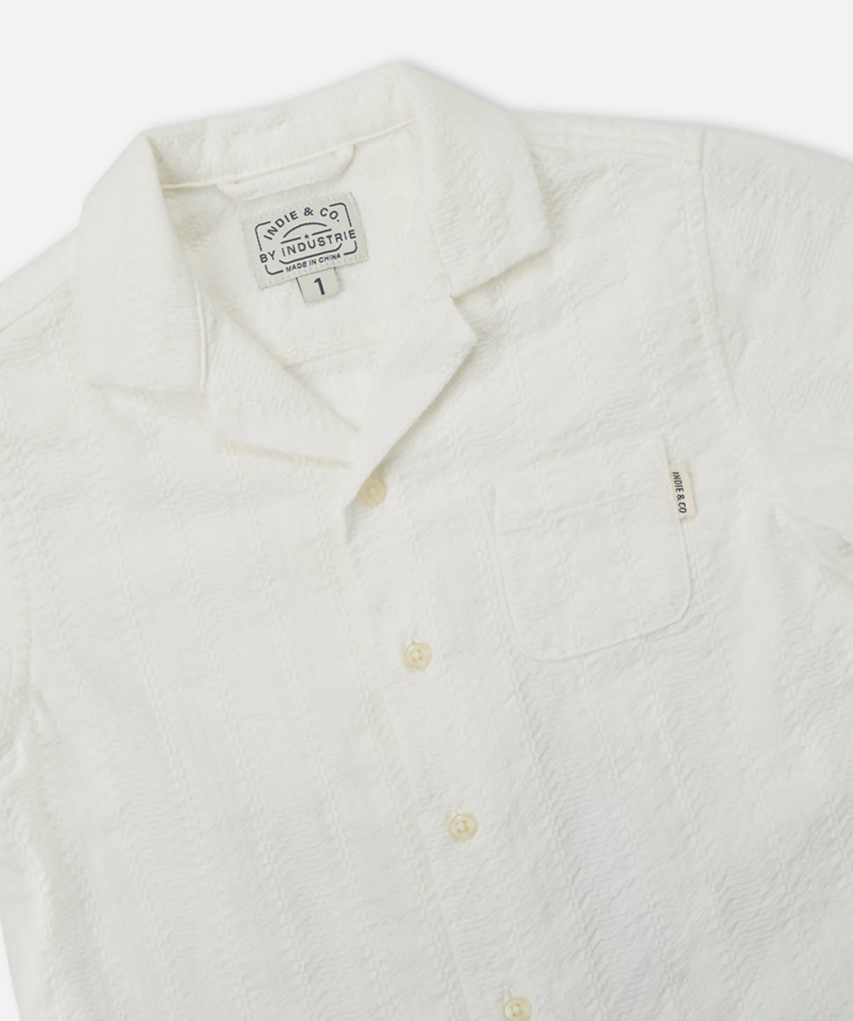 The Indie Viana S/s Shirt - Cream - Image 3