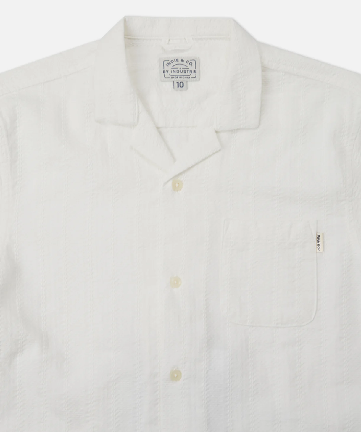The Indie Viana S/s Shirt - Cream - Image 3