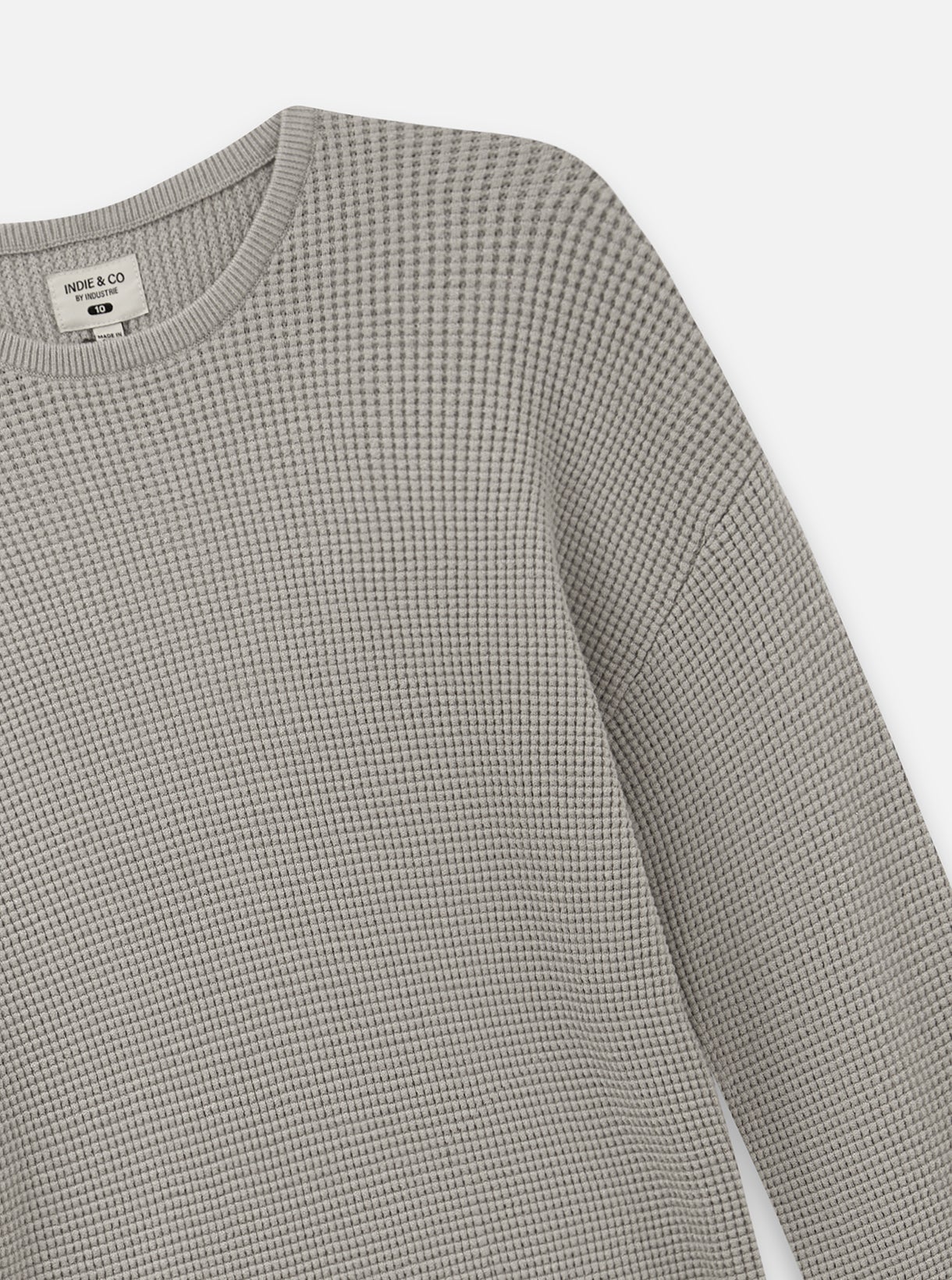The Indie Philly Waffle Knit - Rhino - Image 2