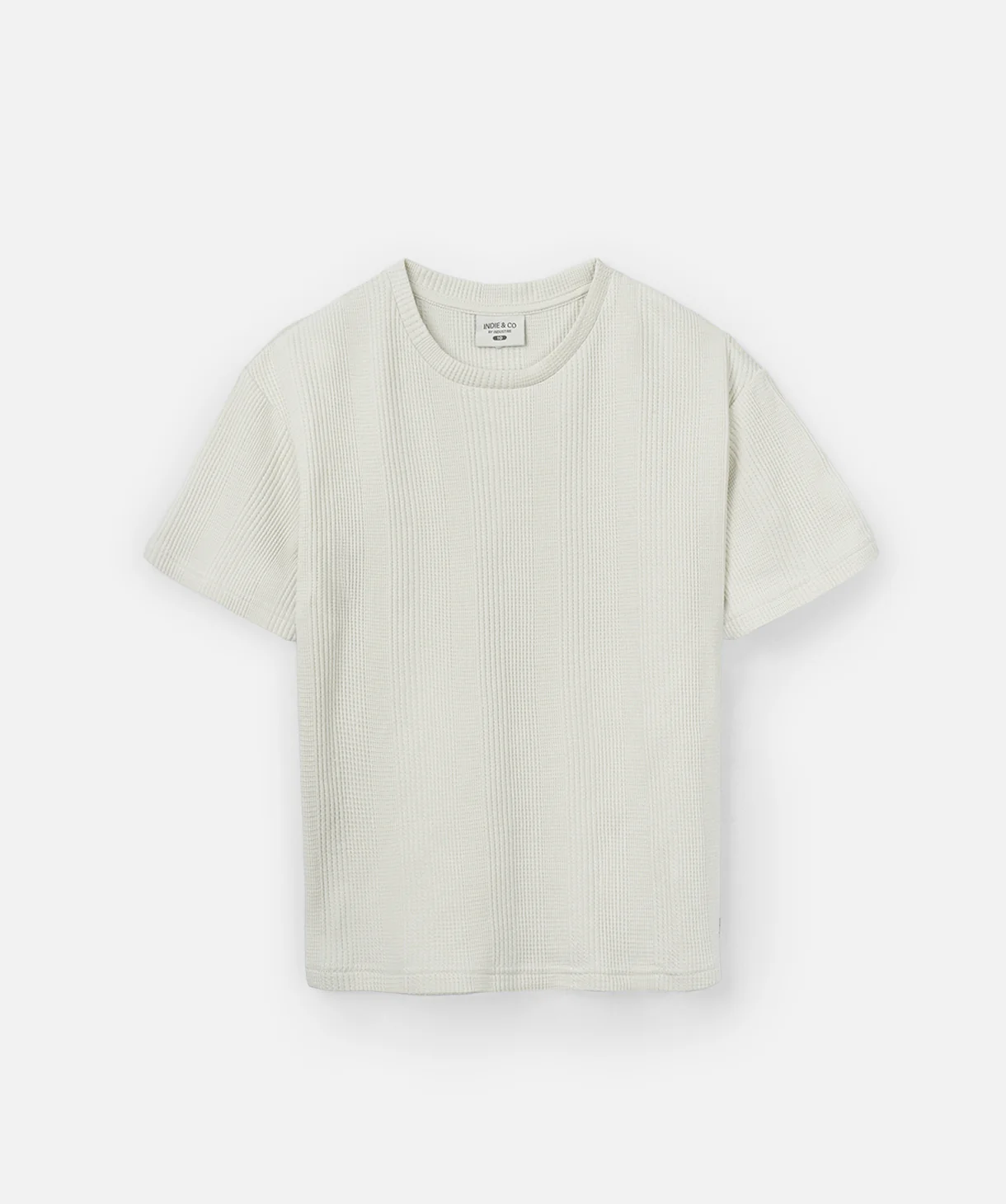 The Veneto Waffle Tee - Glacier