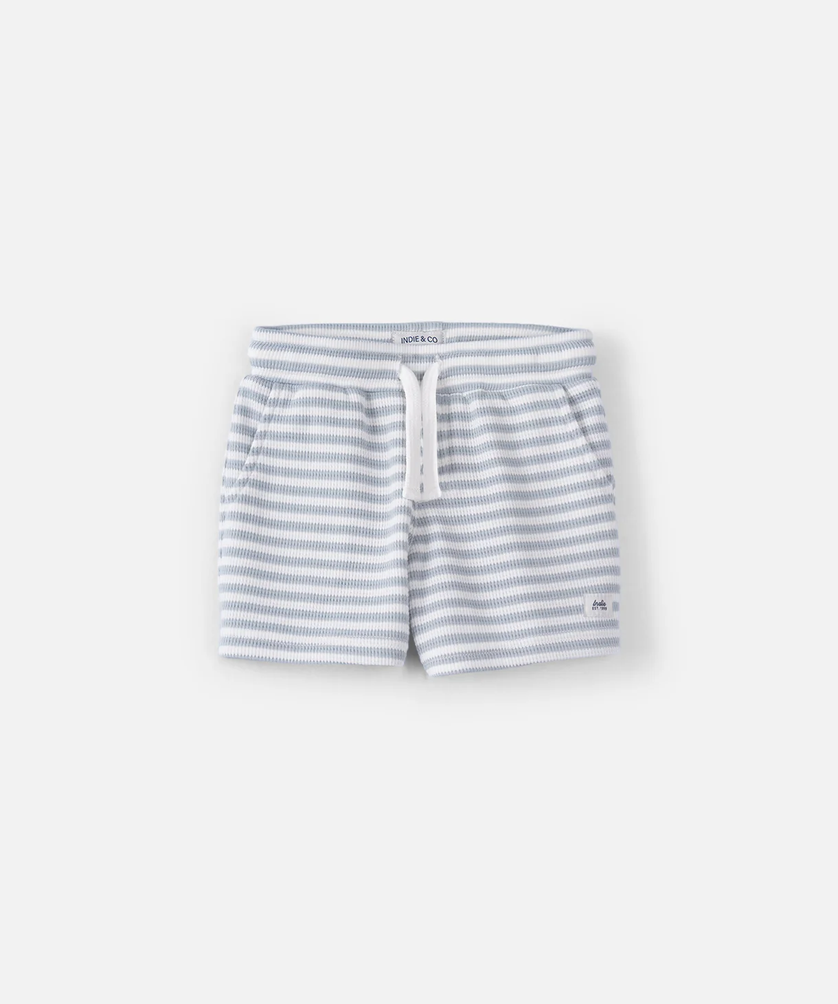 The Bergen Short - White/Steel