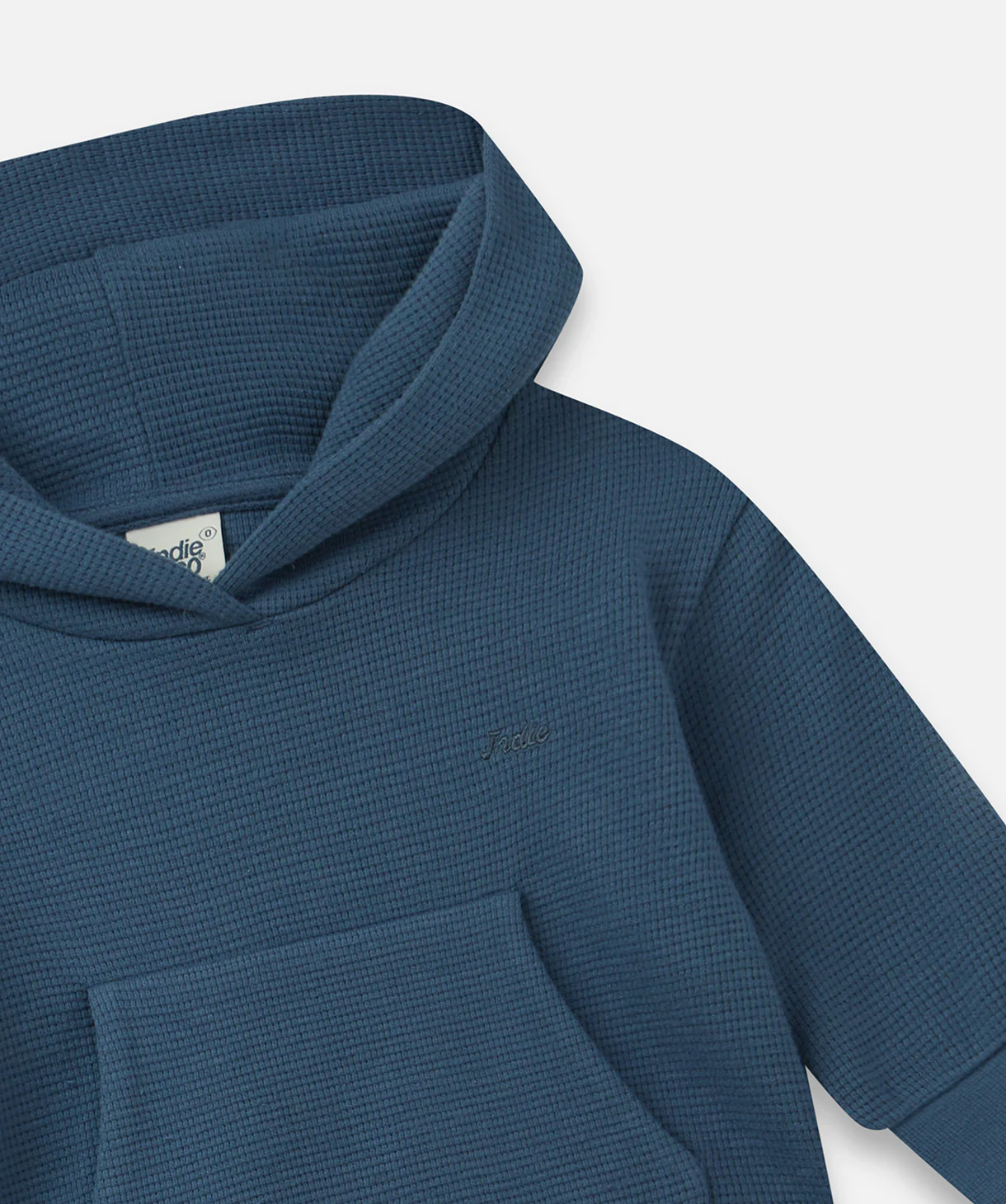 The Jackson Waffle Hoodie - Wash Ocean - Image 2