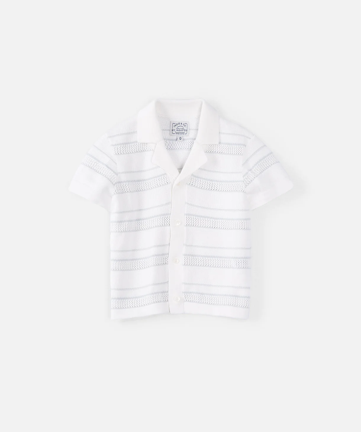 The Atlantic S/s Shirt - Chalk/Arctic