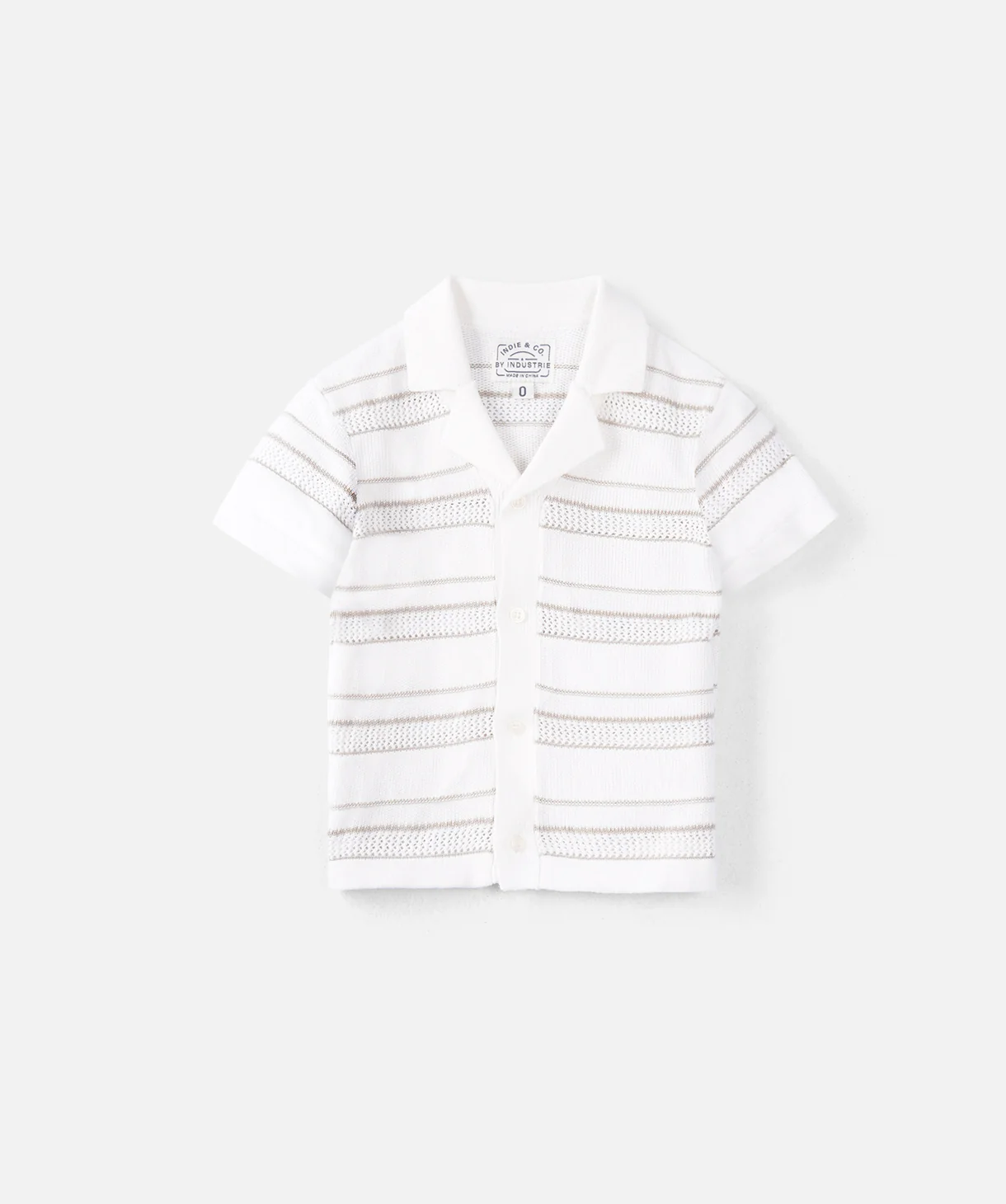 The Atlantic S/s Shirt - Stone/Sage
