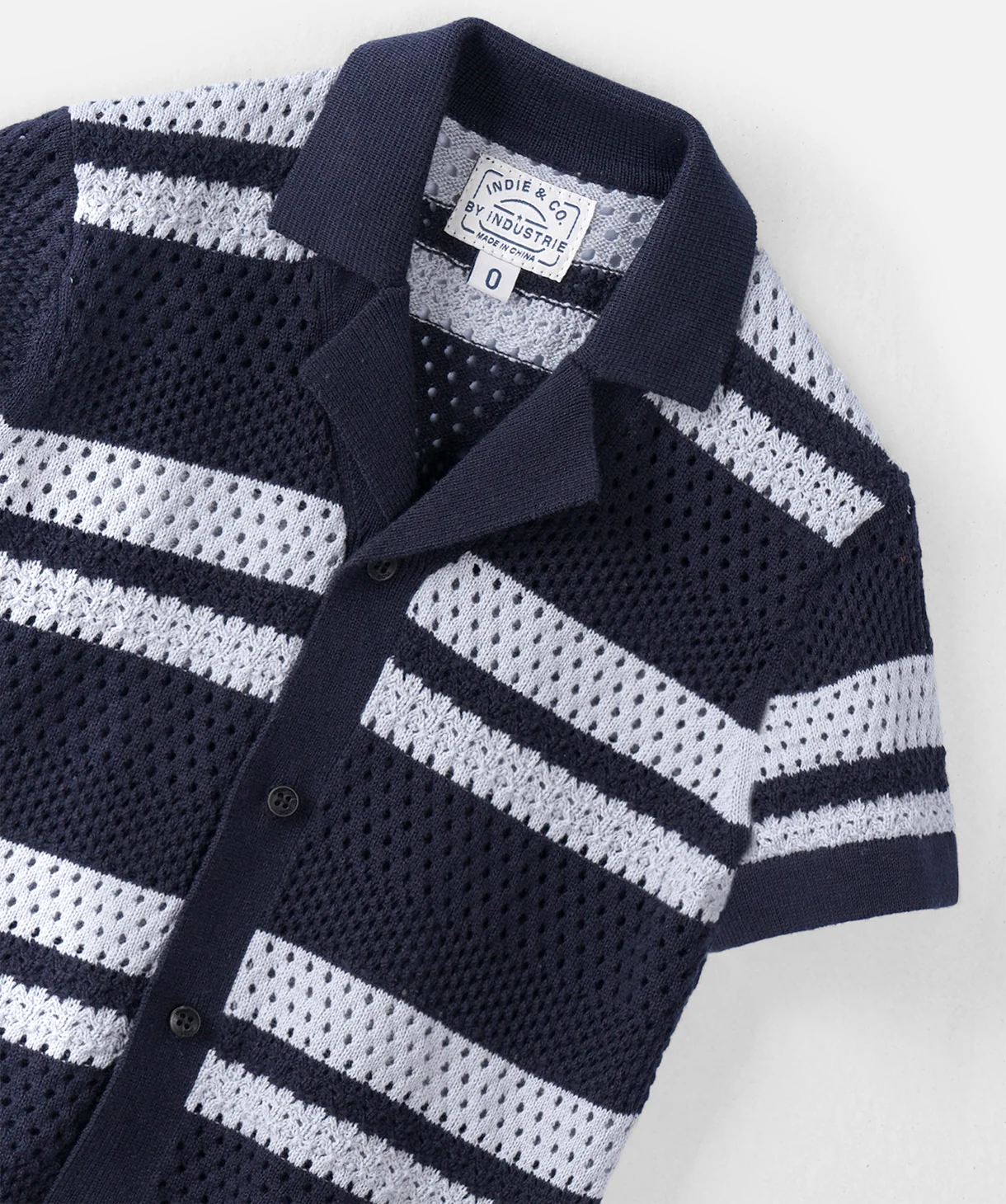 The Empire S/s Shirt - Navy/Ocean Blue - Image 2