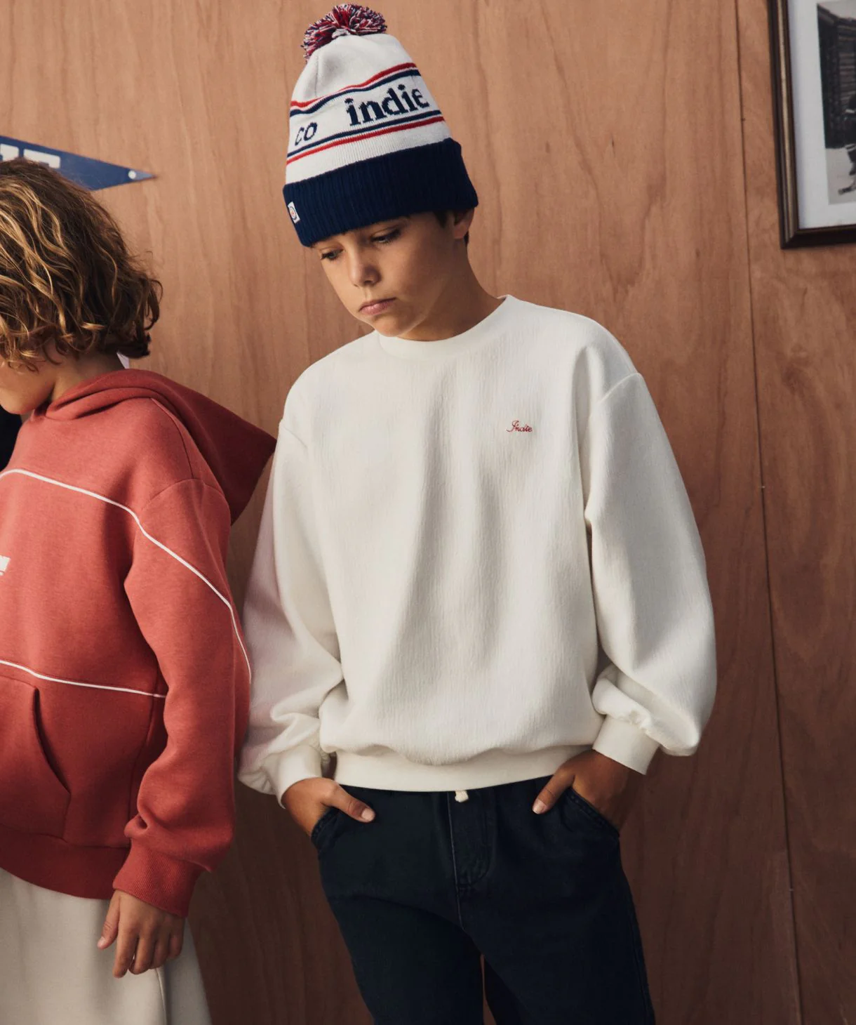The Lugo Textured Sweat - Cream - Image 2