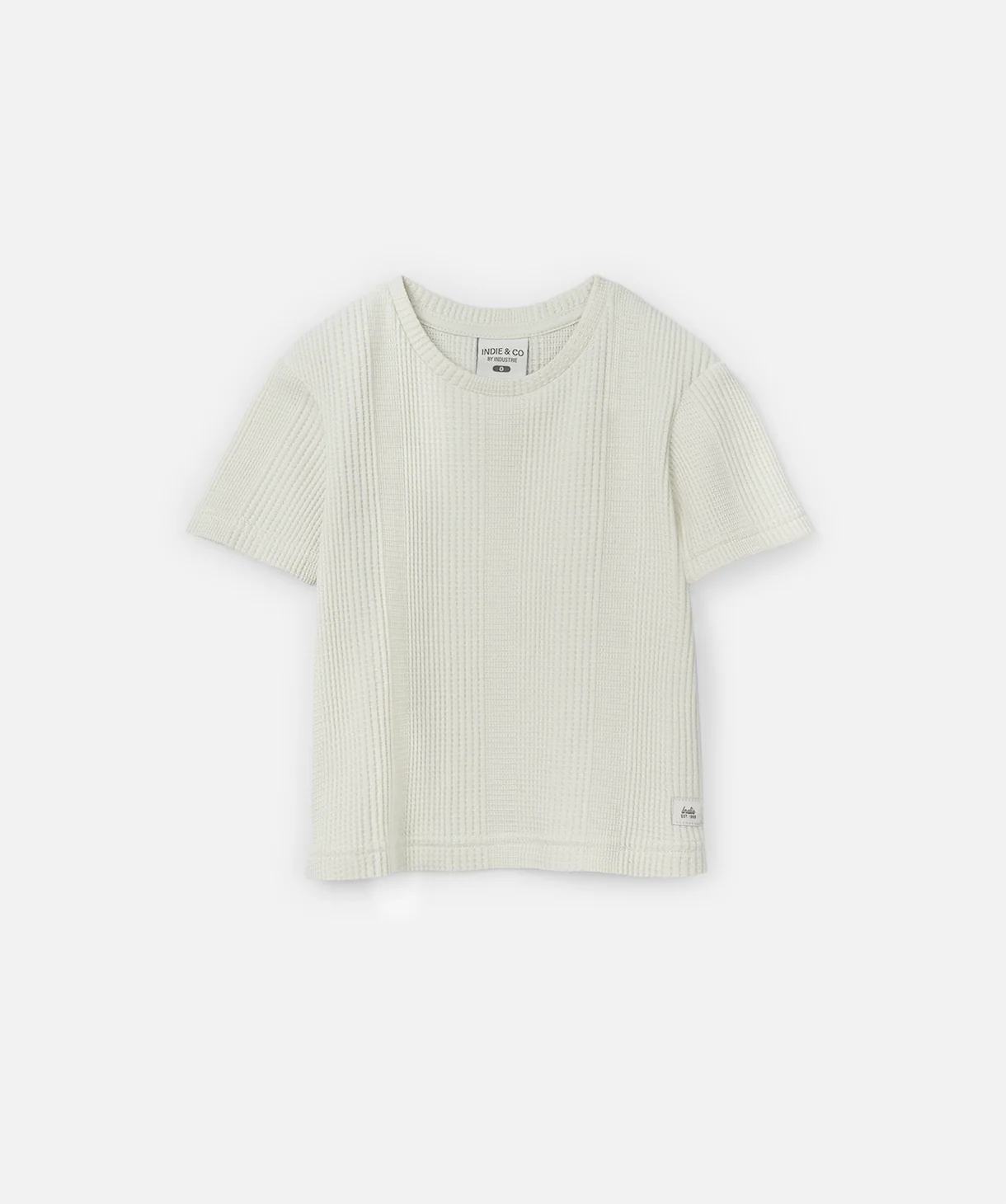 The Veneto Waffle Tee - Glacier