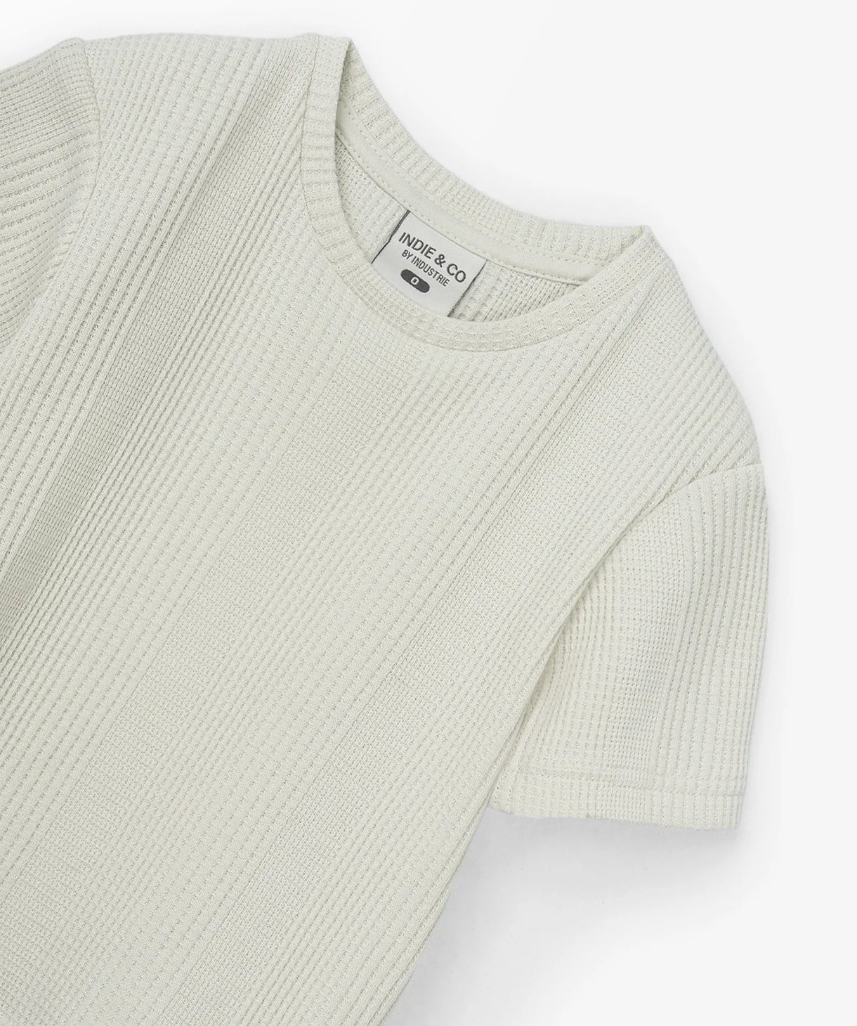 The Veneto Waffle Tee - Glacier - Image 2