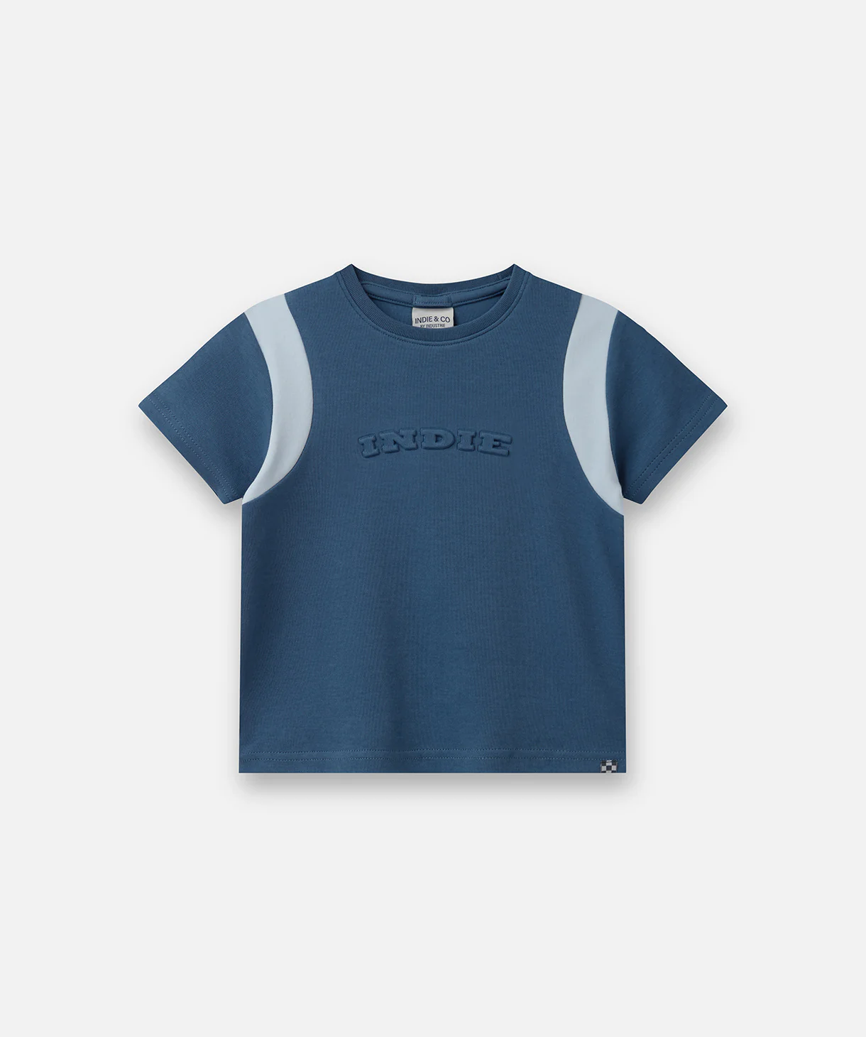 The Pier Embossed Tee - Wash Ocean