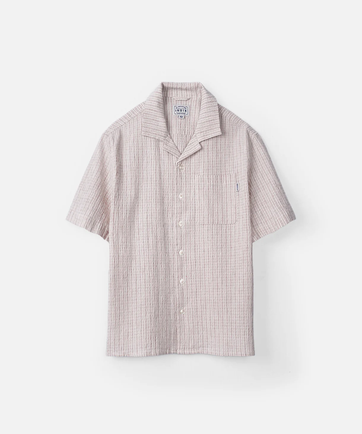 The Caleta S/s Shirt - Buckwheat/Cream