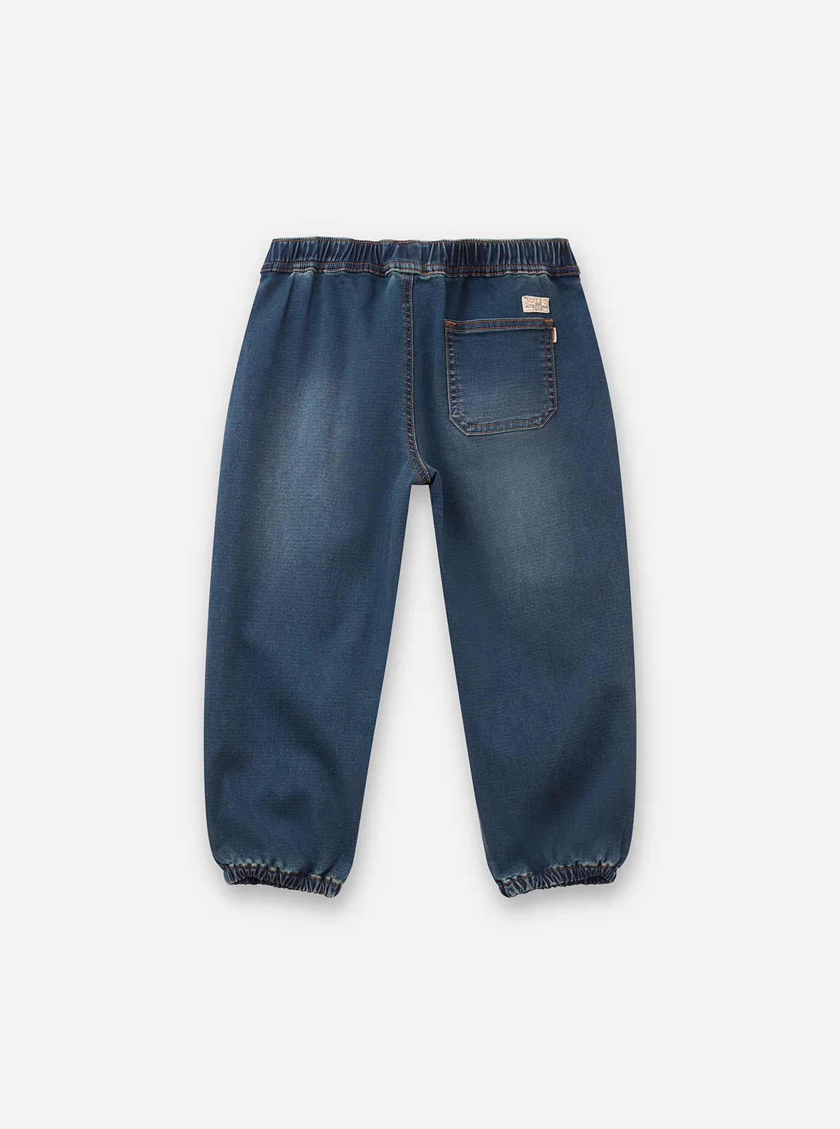 The Benson Pull On Pant - Blue Denim - Image 3