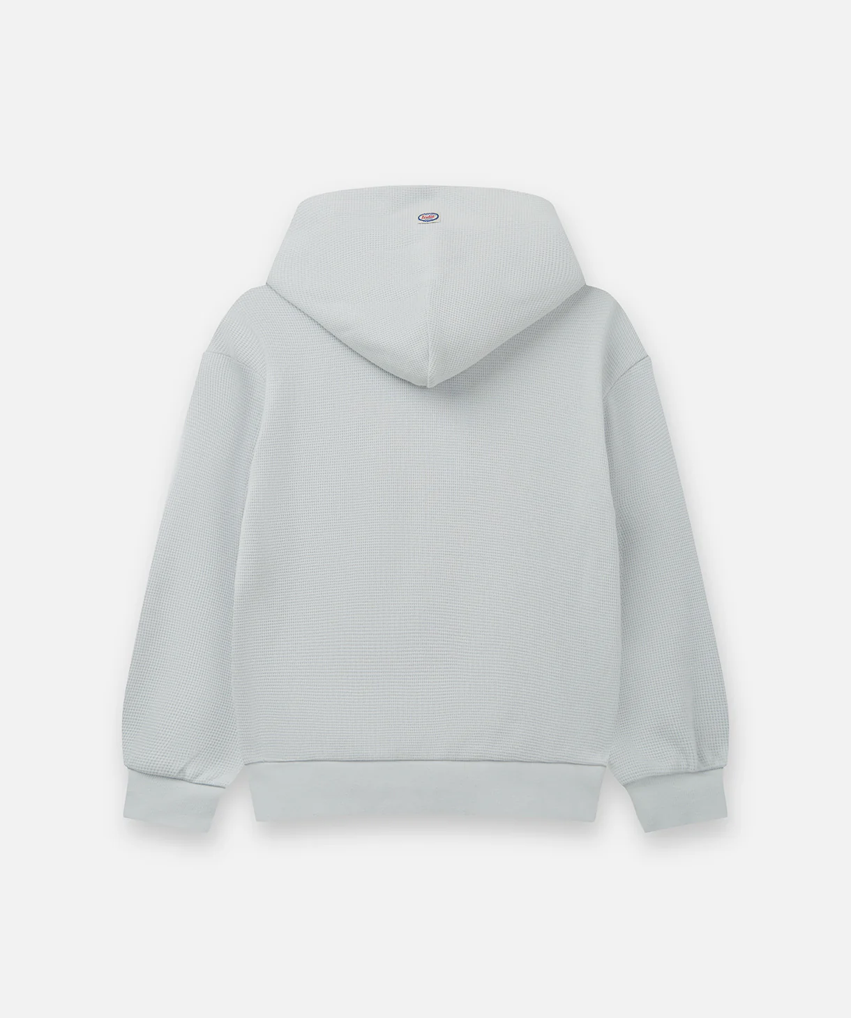The Jackson Waffle Hoodie - Silver Blue - Image 4