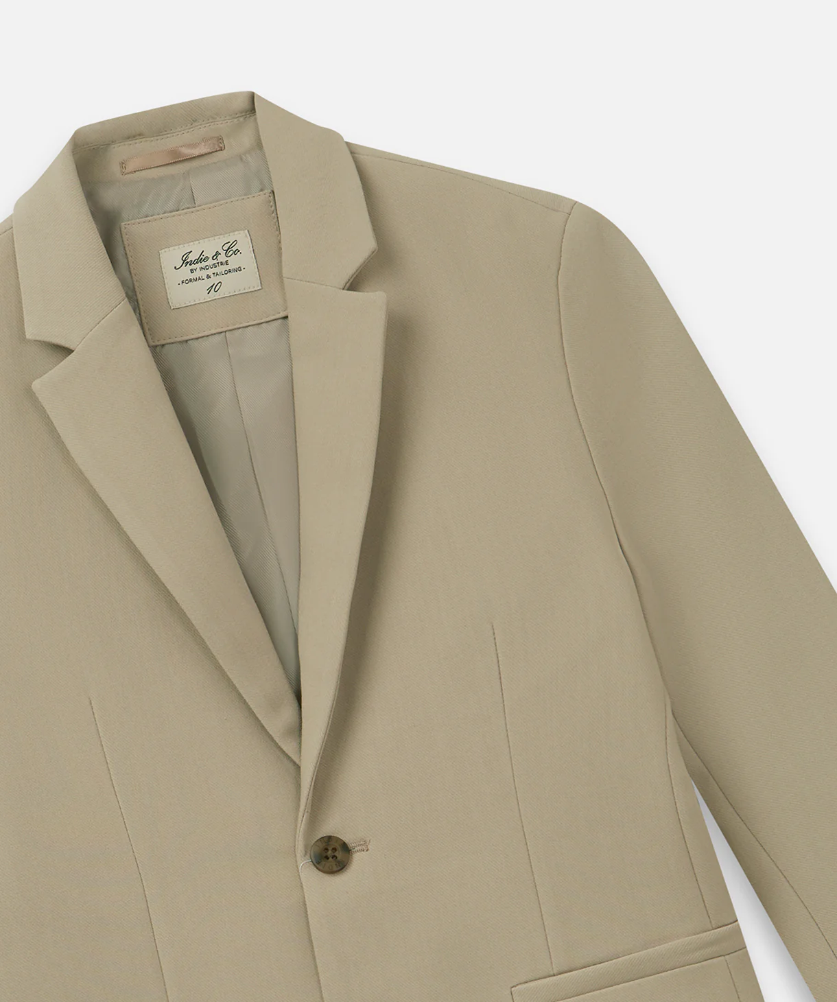 The Indie Lusso Blazer - Stone - Image 2