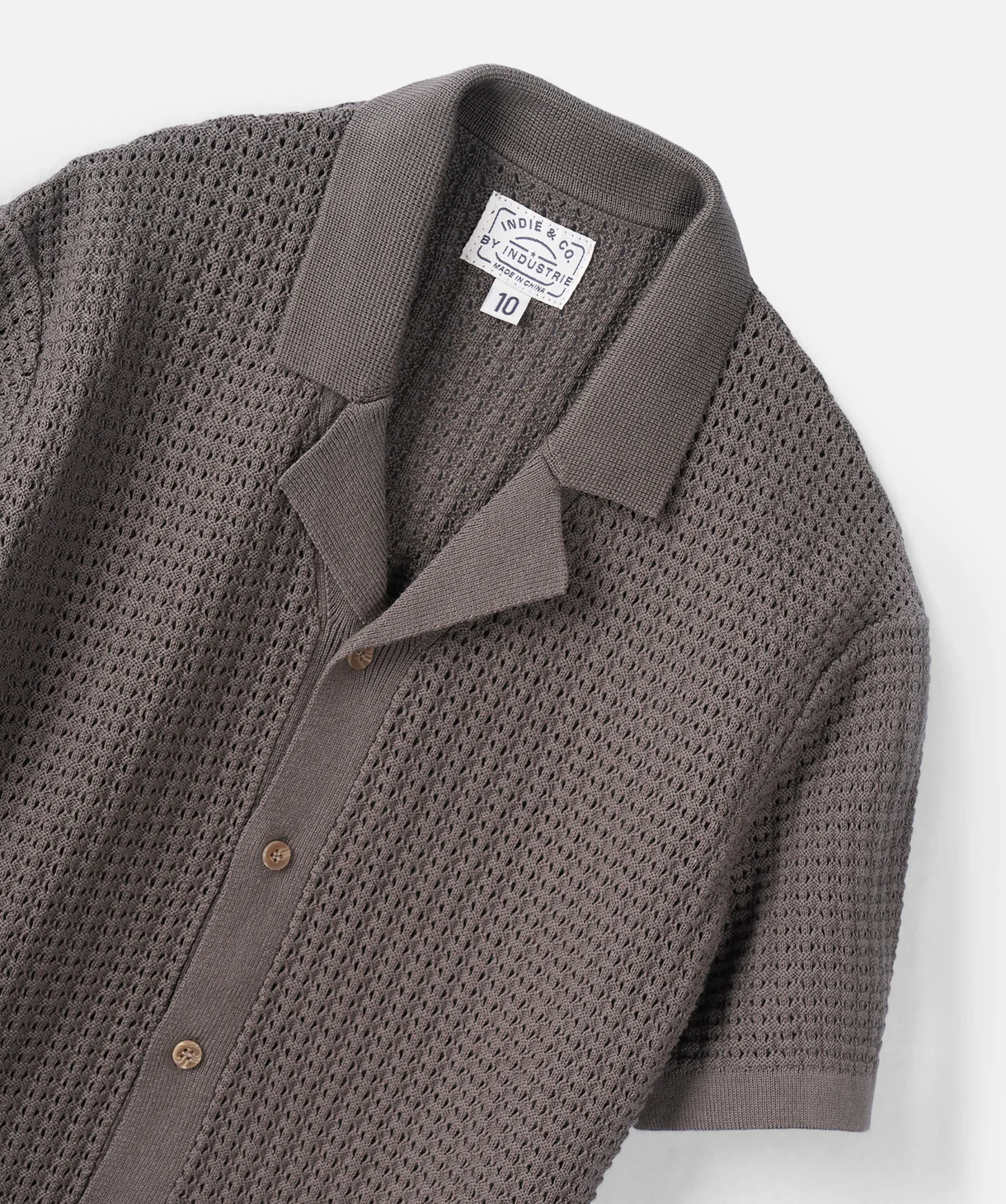 The Montage S/s Shirt - Bark - Image 2