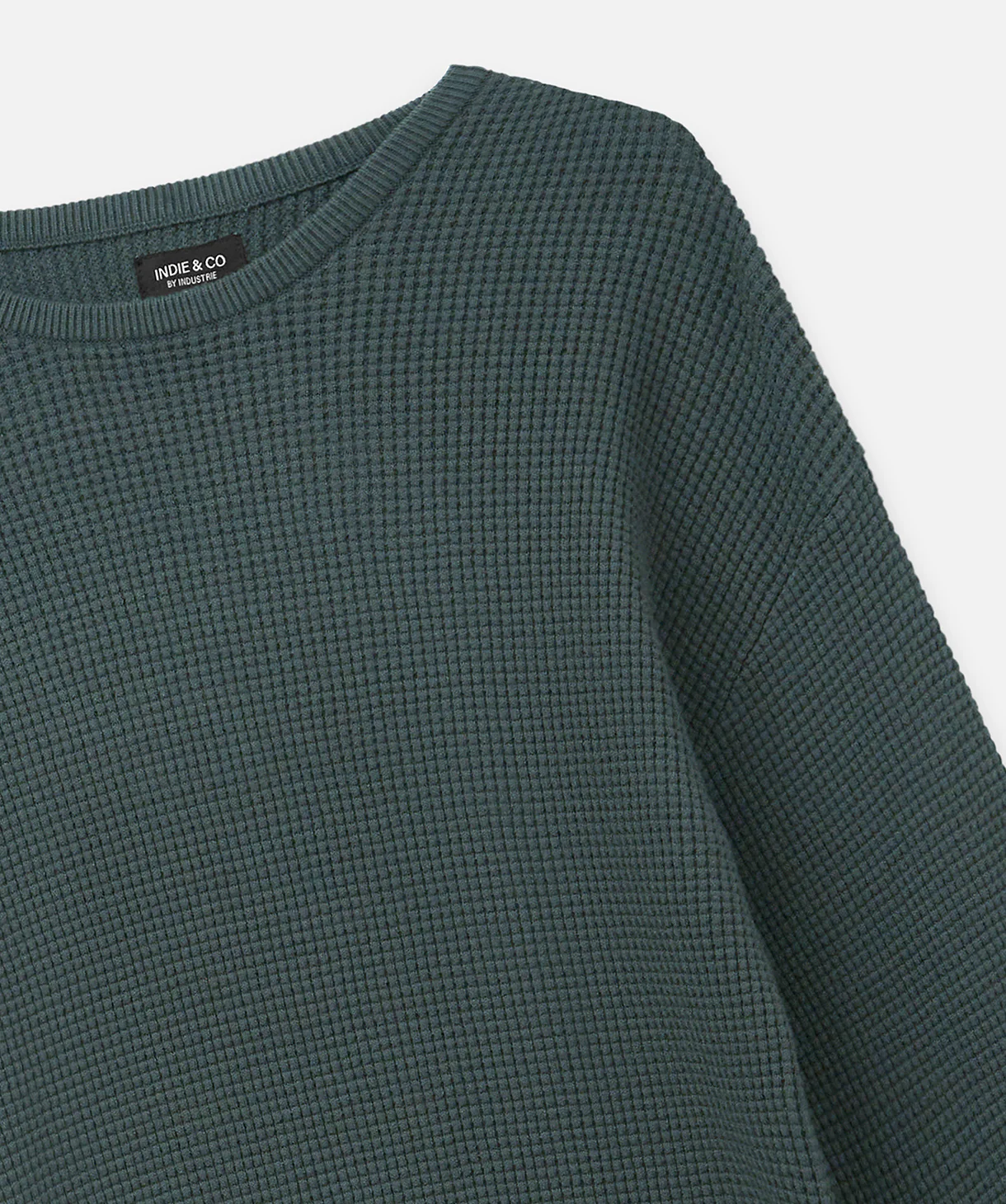The Indie Philly Waffle Knit - Gasoline - Image 2