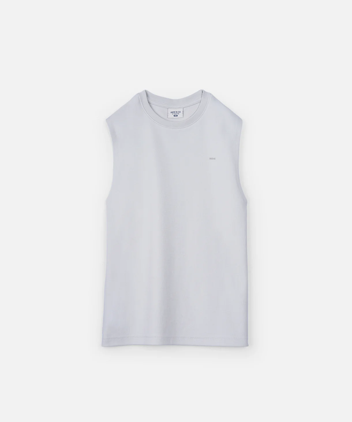 The Newport Muscle Tee - Silver Blue