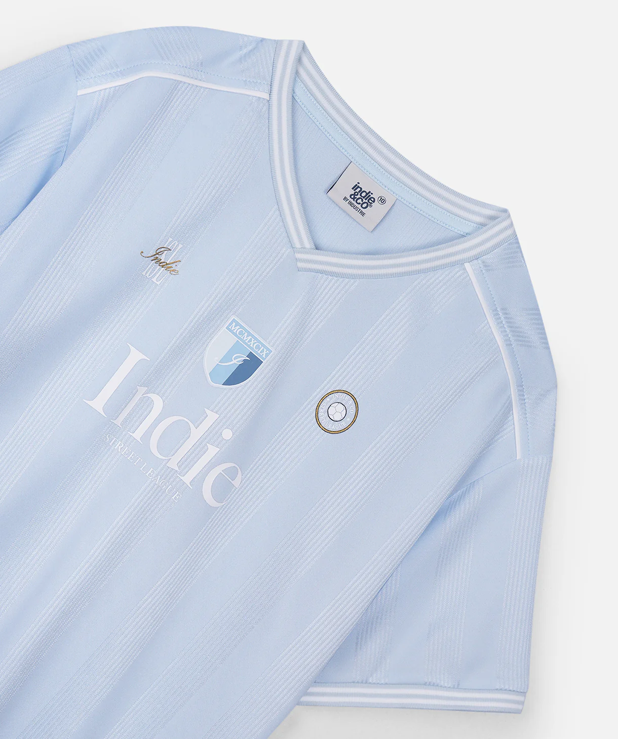 The Arena Jersey Tee - Lt Blue - Image 6